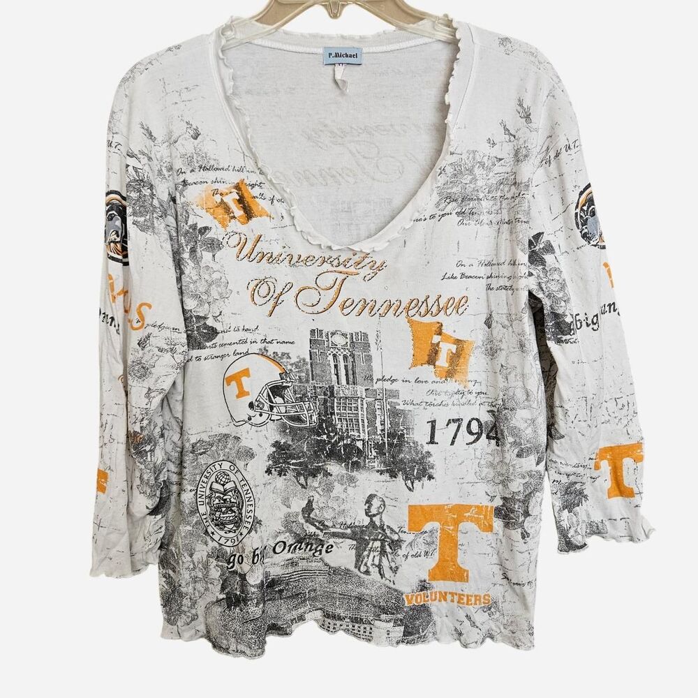 y2k university of tennessee volunteers bling top RARE